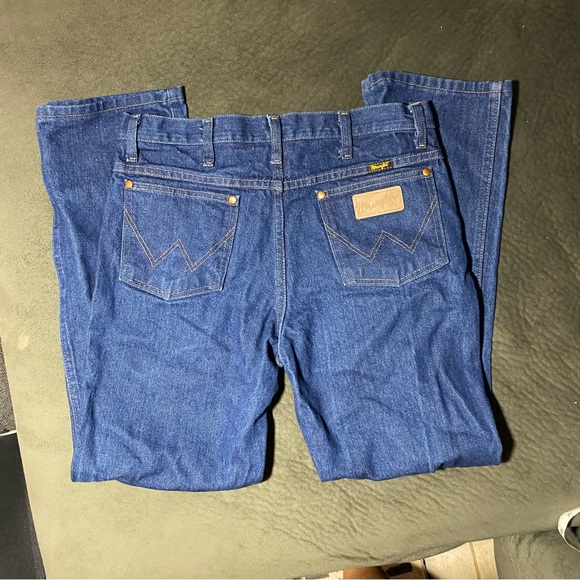 NEW Men’s Wrangler Prewashed Cowboy Cut® Slim Fit Jean 32x30 Dark Wash - Picture 3 of 16